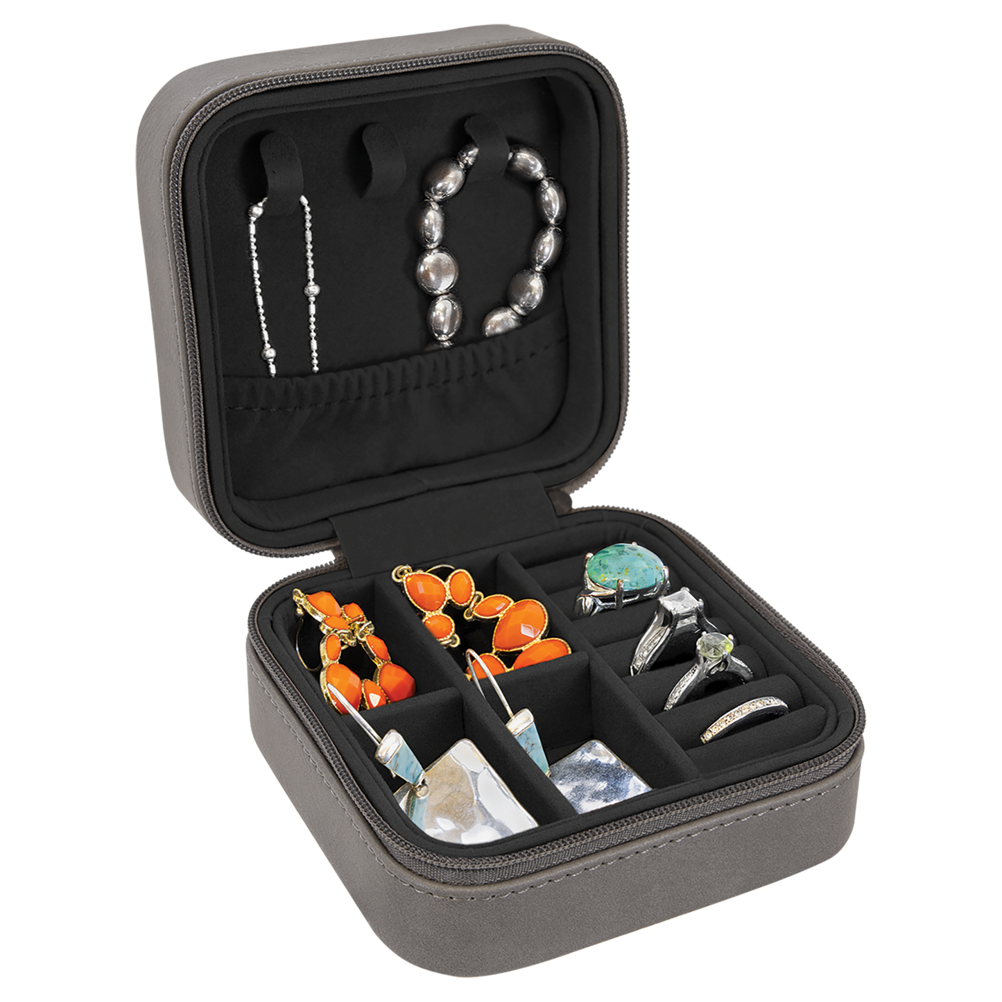 Leatherette Travel Jewelry Box {Grow from within}