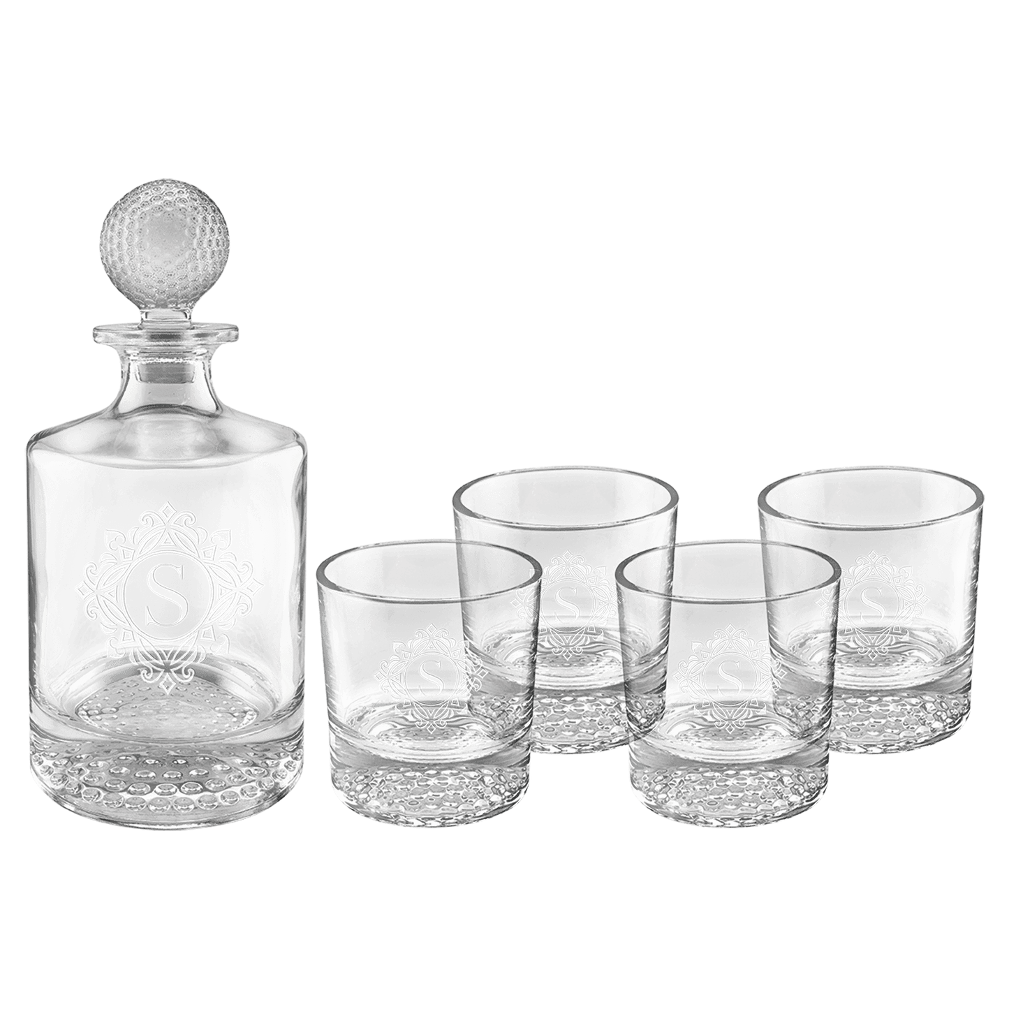Round Golf Decanter Set