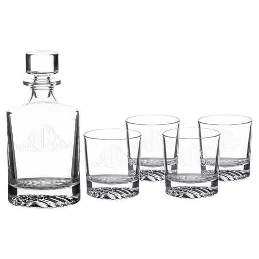 Round Decanter Gift Set