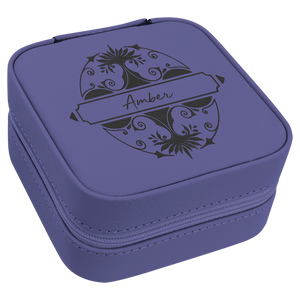 Leatherette Travel Jewelry Box {Grow from within}