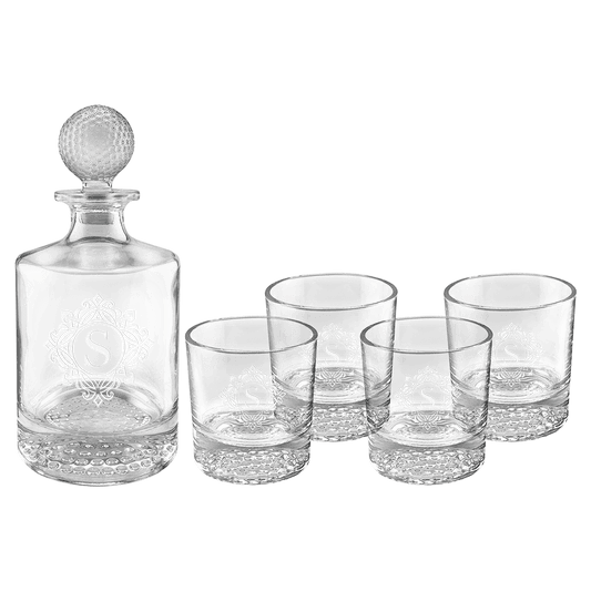 Round Golf Decanter Set
