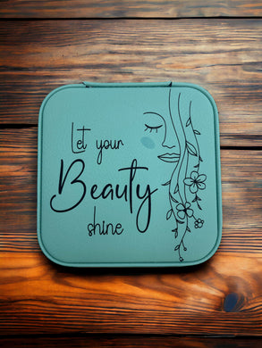 Leatherette Travel Jewelry Box {Let your Beauty shine}